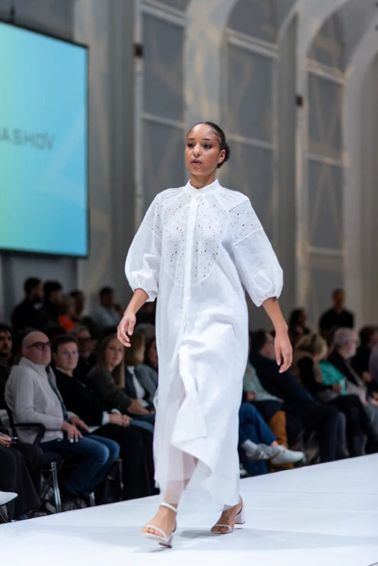Folklore  linen shirt dress