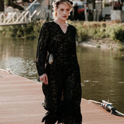 Guipure dress