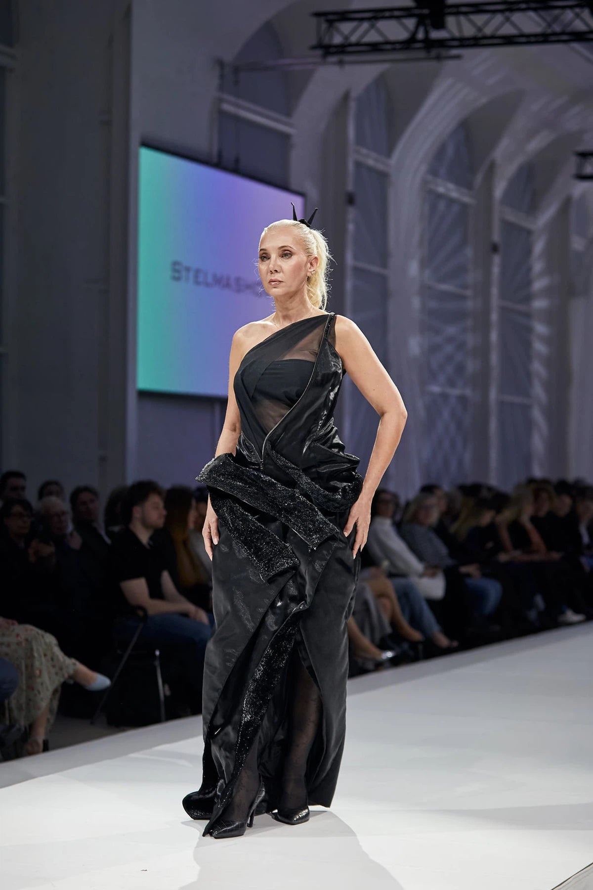 Couture evening dress