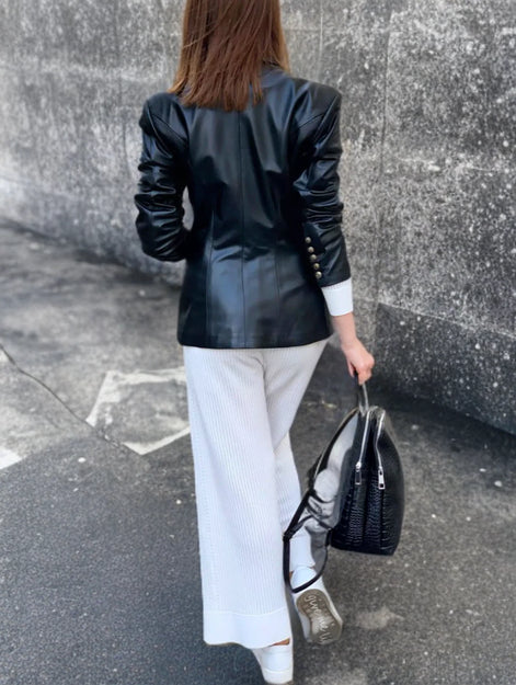 Lederjacke