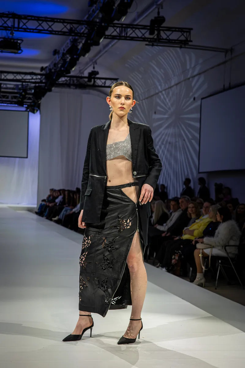 Leather skirt