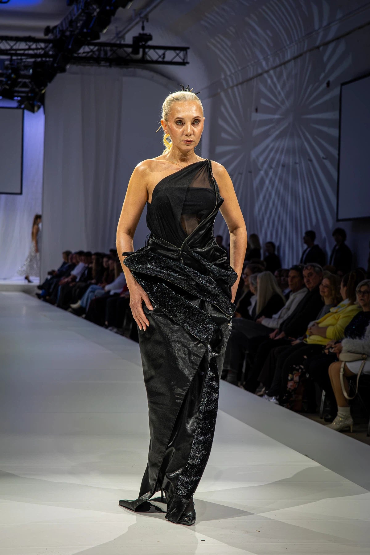 Couture evening dress
