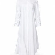 White shirt dress