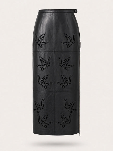 Leather skirt