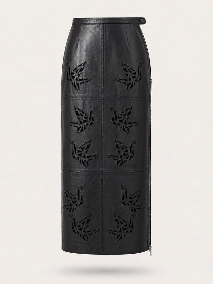 Leather skirt
