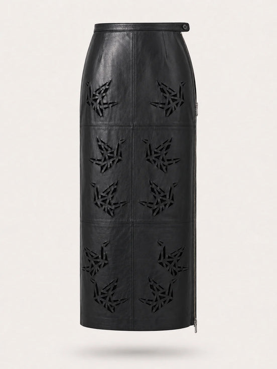 Leather skirt