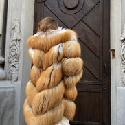 Fox fur coat
