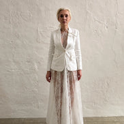 Wing Collection linen blazer