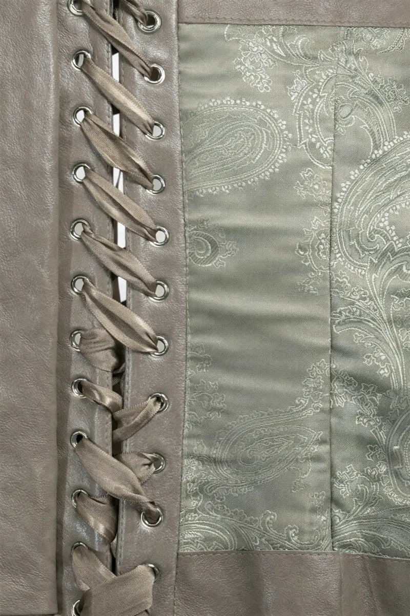Leather corset