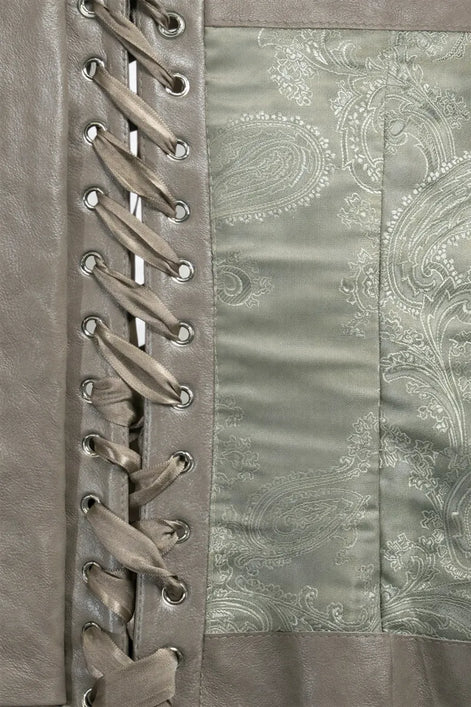 Leather corset