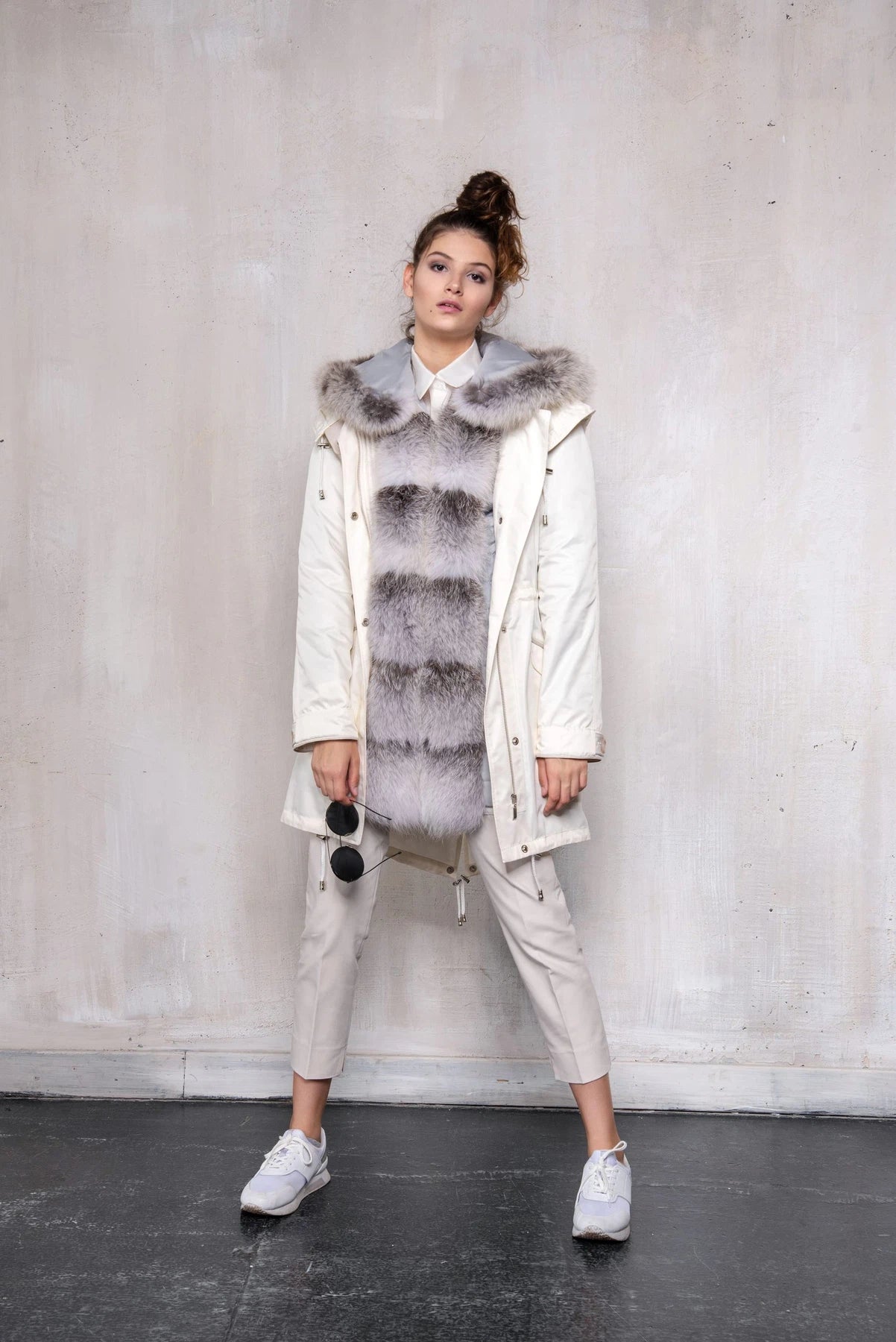 Parka white
