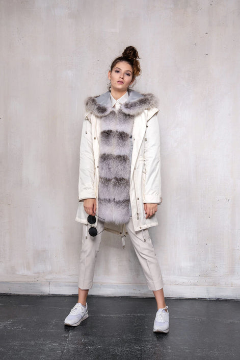 Parka white