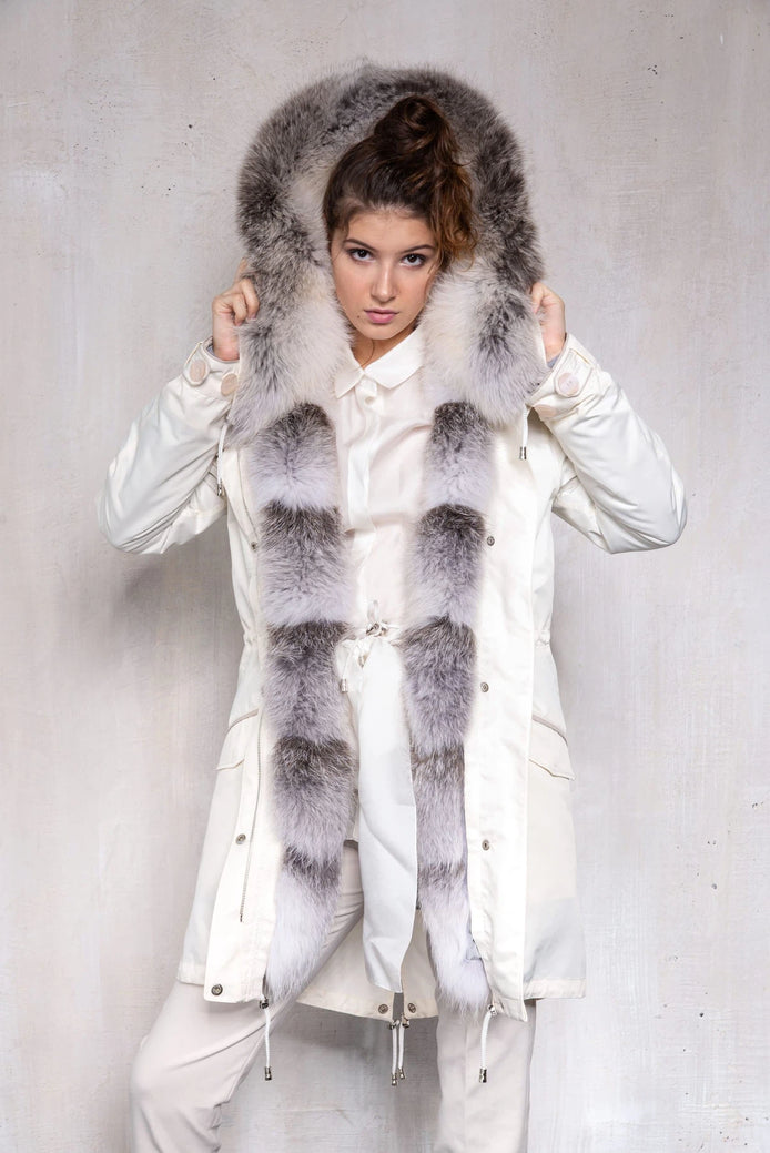 Parka white