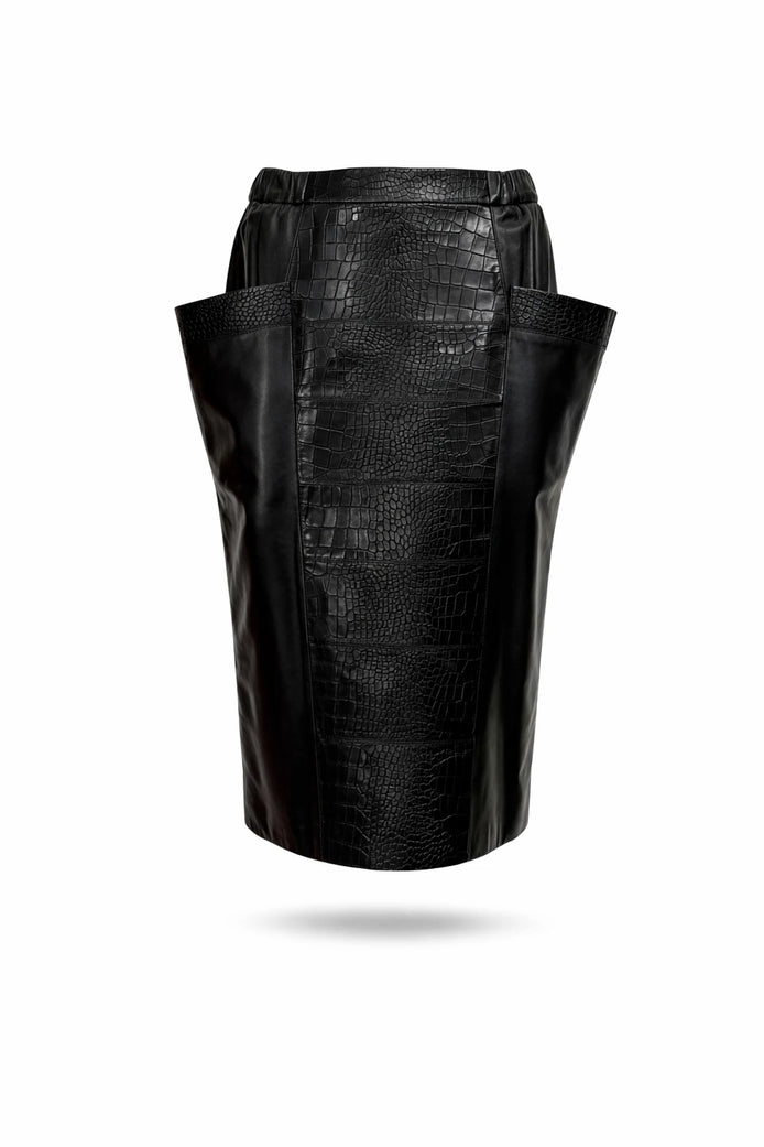 Leather skirt