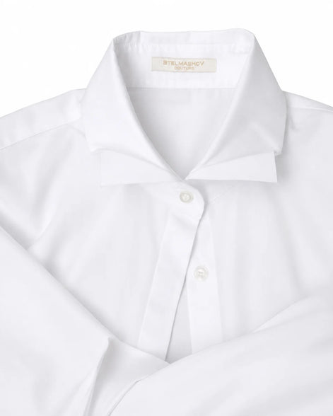 White shirt dress
