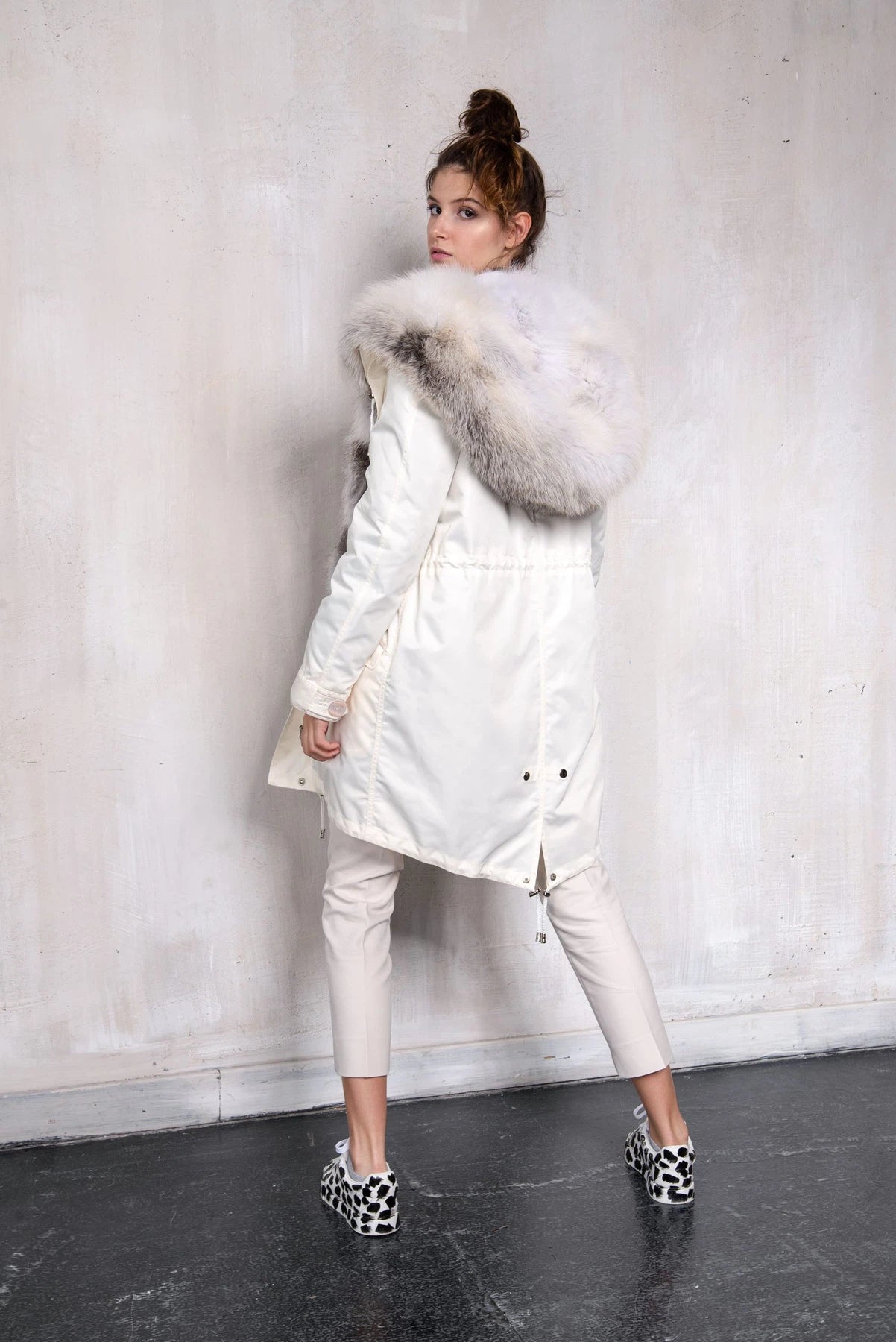 Parka white