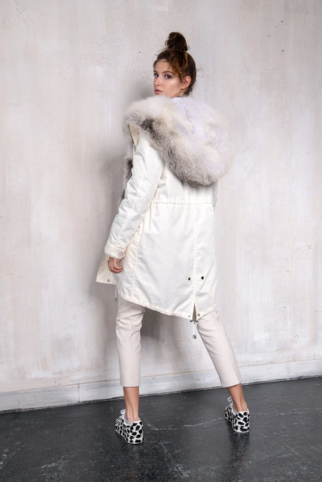 Parka white