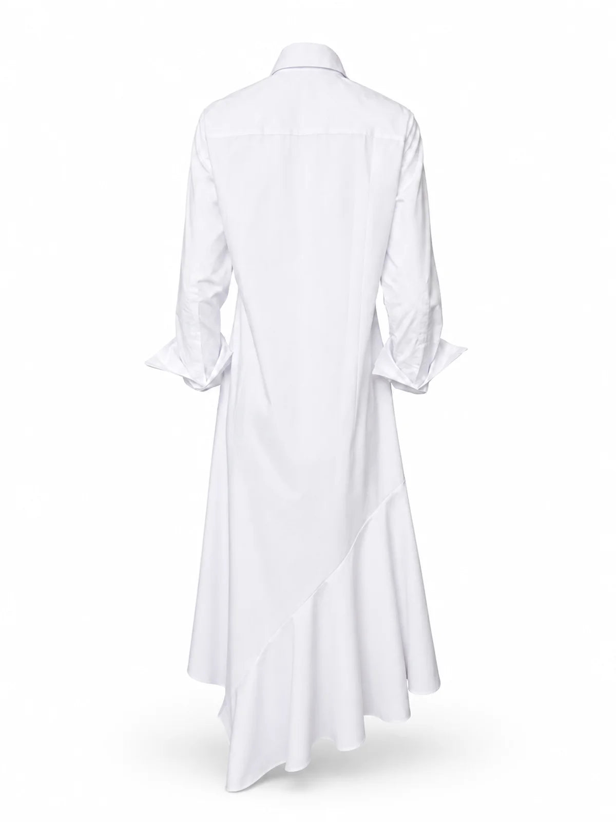White shirt dress