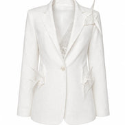 Wing Collection linen blazer