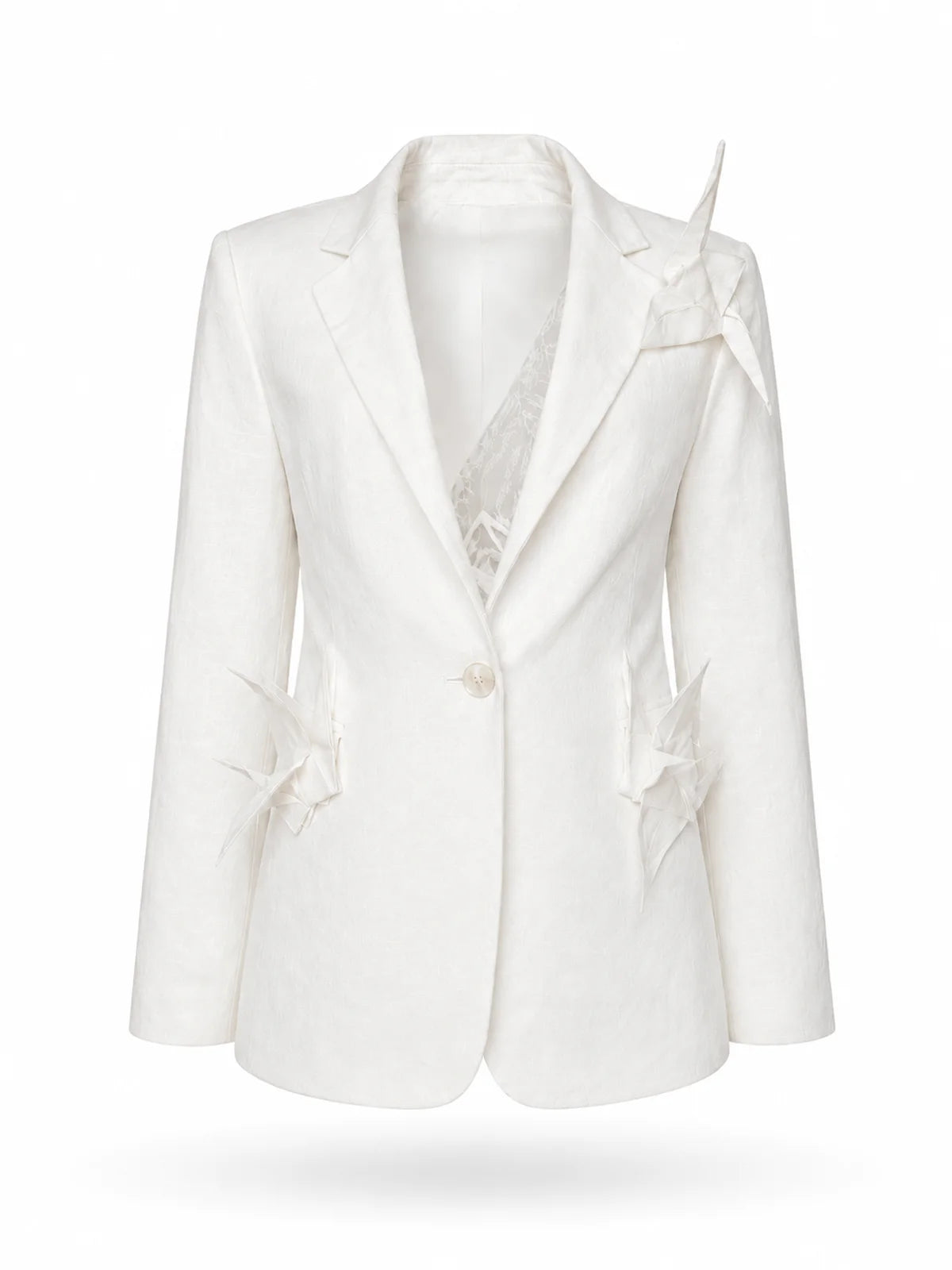 Wing Collection linen blazer