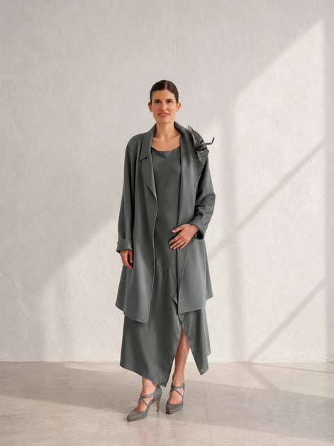Smoky Olive Coat