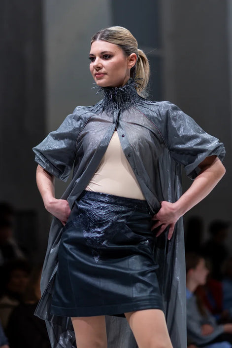 Leather skirt