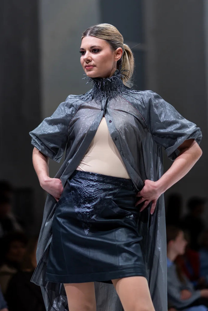 Leather skirt