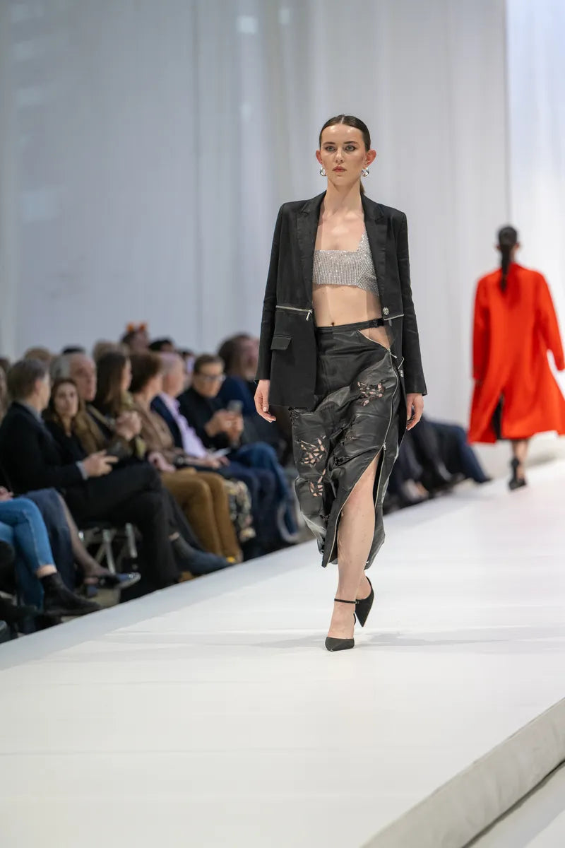 Leather skirt