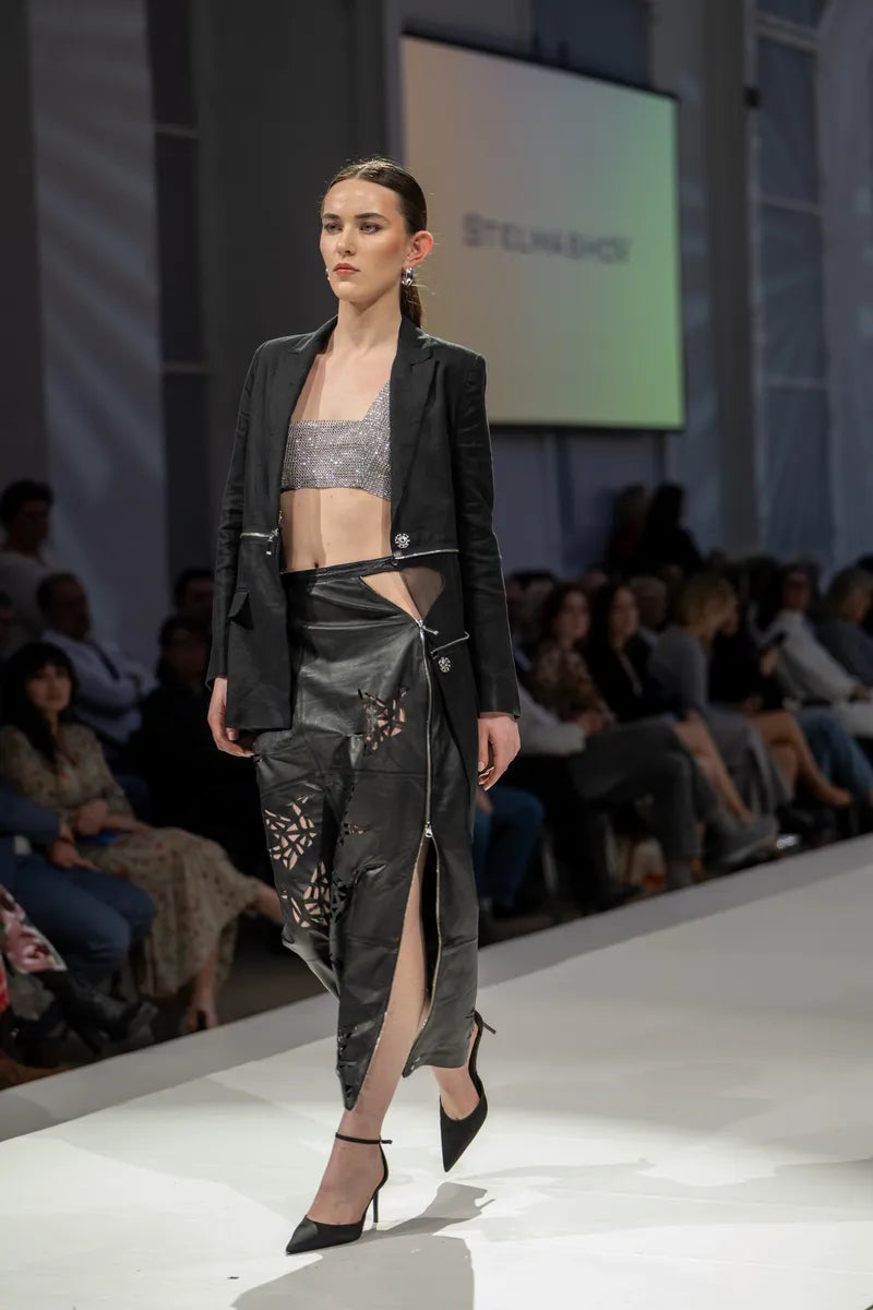 Leather skirt