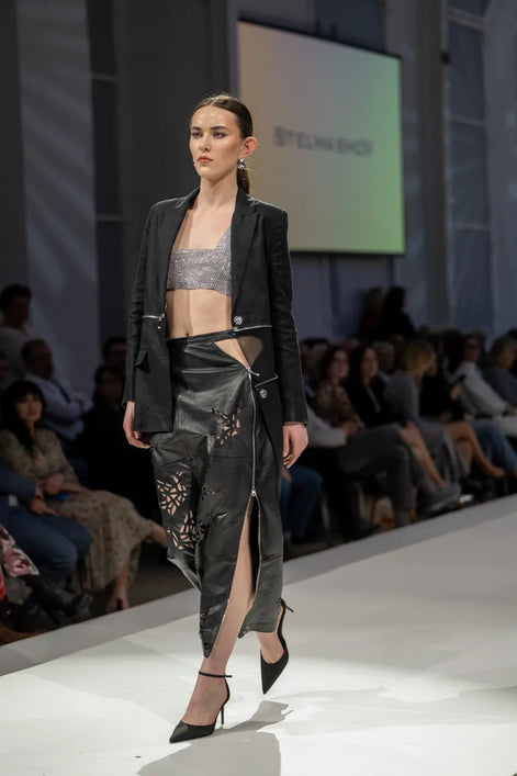 Leather skirt