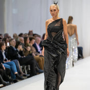 Couture evening dress