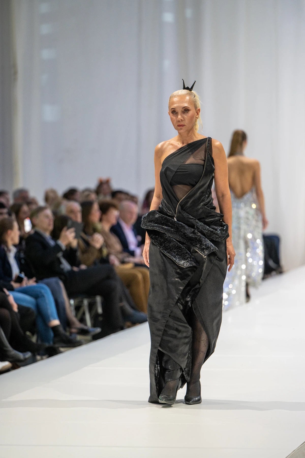 Couture evening dress
