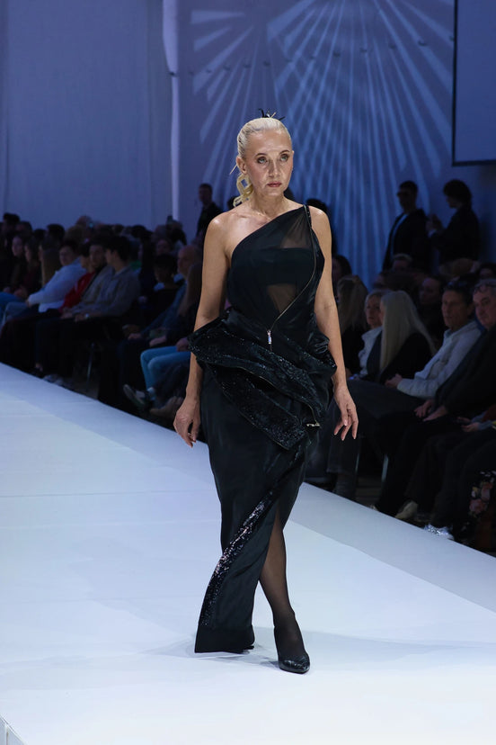 Couture evening dress