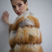Fox fur coat