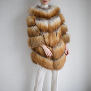 Fox fur coat