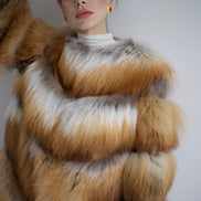Fox fur coat