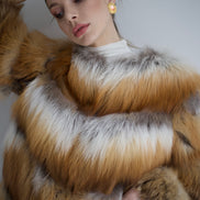 Fox fur coat