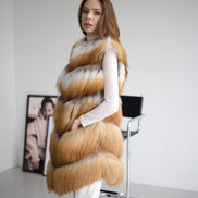 Fox fur coat