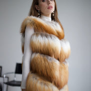Fox fur coat