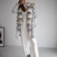 Parka lynx print