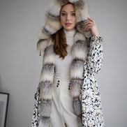 Parka lynx print