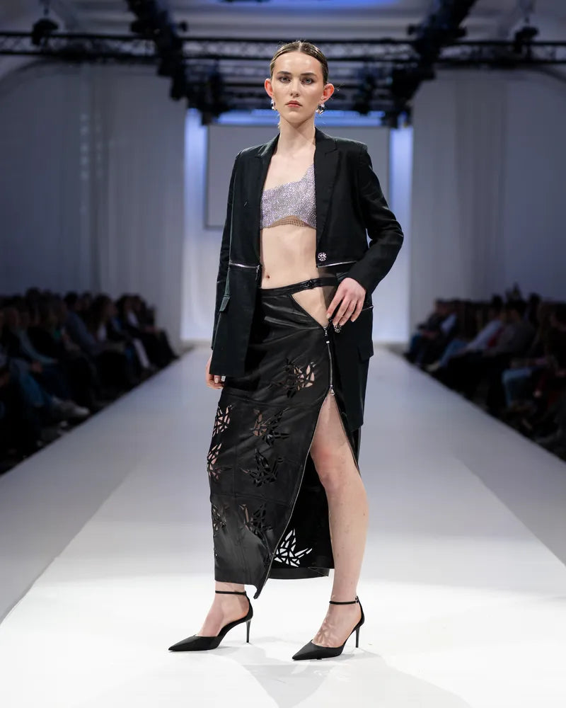 Leather skirt