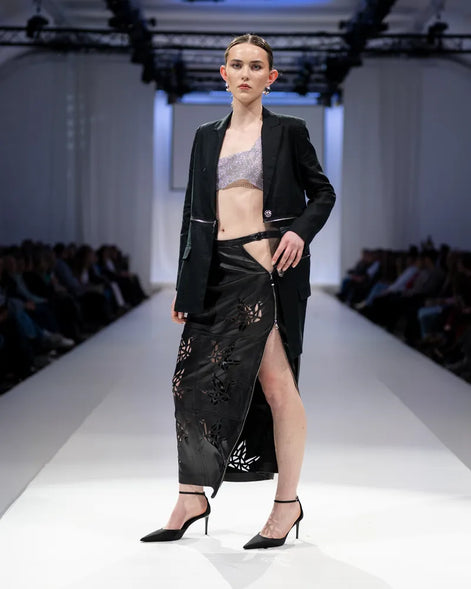 Leather skirt