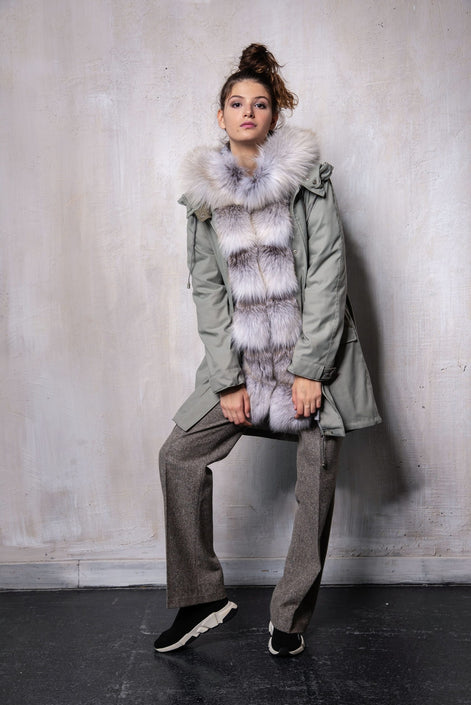 Parka pistachio