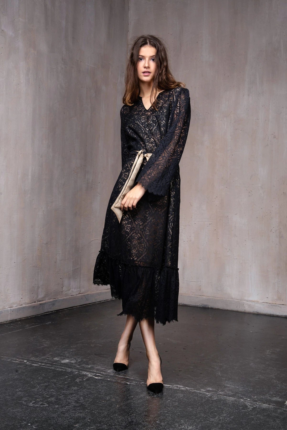 Guipure dress