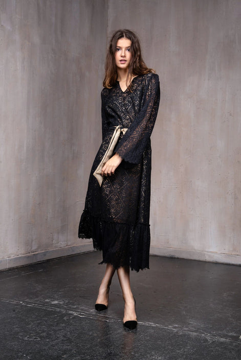 Guipure dress