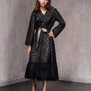 Guipure dress