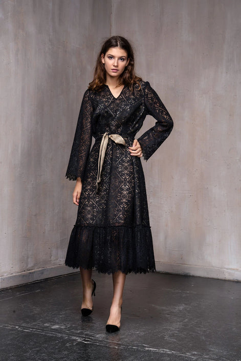 Guipure dress
