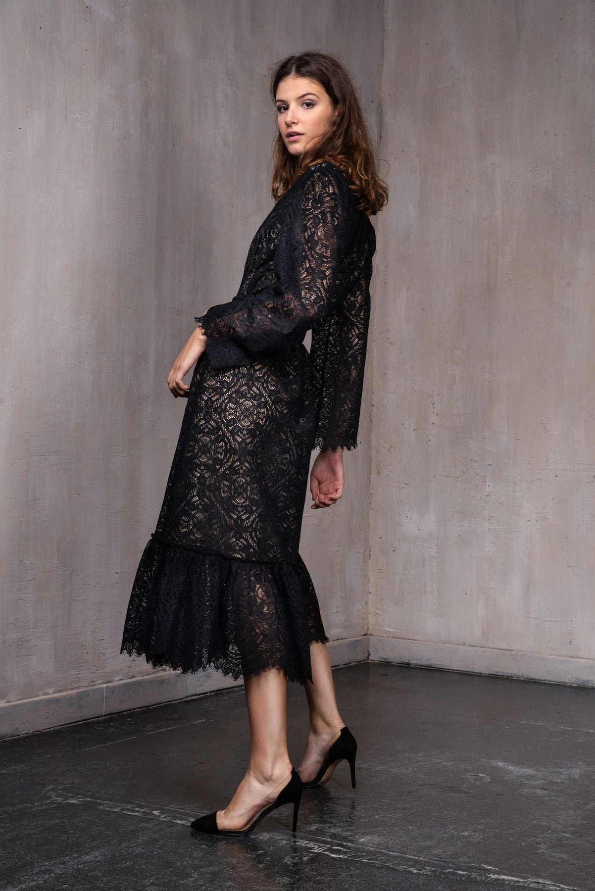 Guipure dress