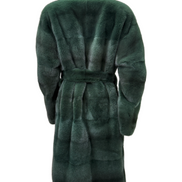 Fur coat emerald